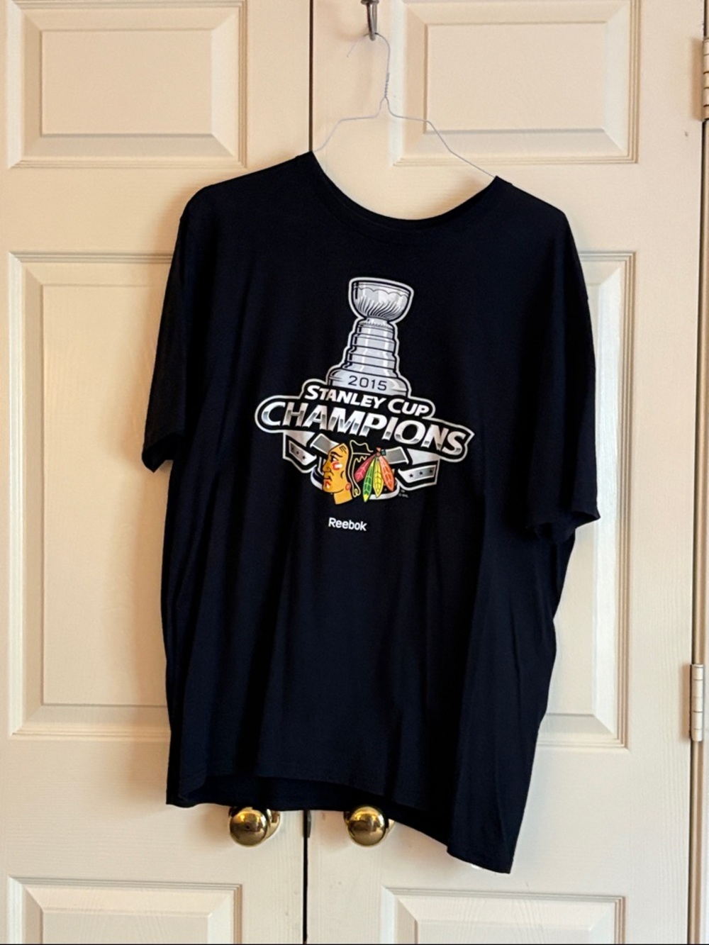 Reebok Black Stanley Cup Champions Graphic Tee XL